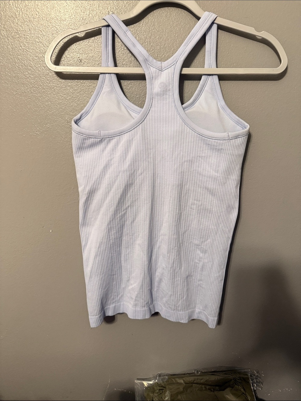 lululemon athletica Light Blue Ribbed Racerback Tank - Picture 3 of 3
